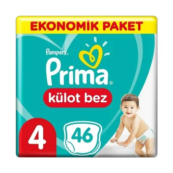 Prima Premium Care 4 Numara Külot Bebek Bezi 46 Adet