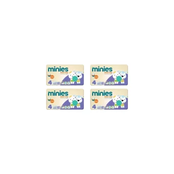 Minies Maxi 4 Numara Bantlı Bebek Bezi 4x44 Adet