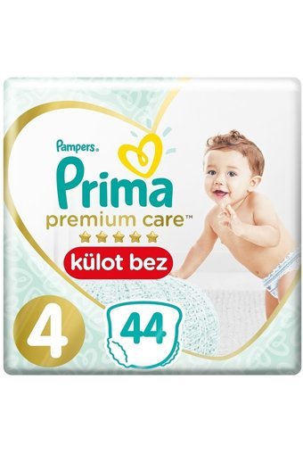 Prima Premium Care 4 Numara Külot Bebek Bezi 5x44 Adet