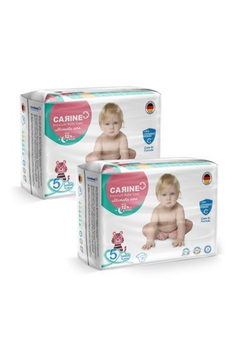 Carine Premium Junior 5 Numara Cırtlı Bebek Bezi 2x30 Adet