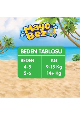 Molfix Swimming Pants 5-6 Numara Mayo Bebek Bezi 2x10 Adet
