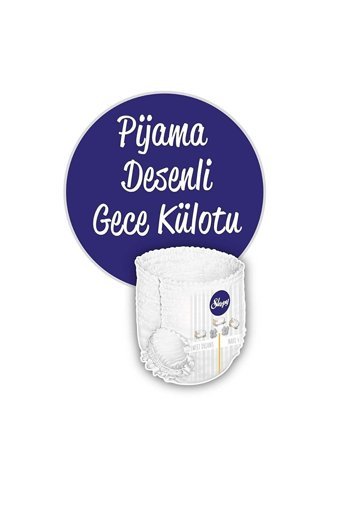 Sleepy Gece Külotu 4 Numara Organik Külot Bebek Bezi 300 Adet