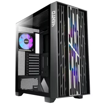 VENTO VG4252L FSP 1000W GEN5 4x120mm ARGB Fan Temperli Cam USB 3.0 E-ATX Gaming (Oyuncu) Kasa