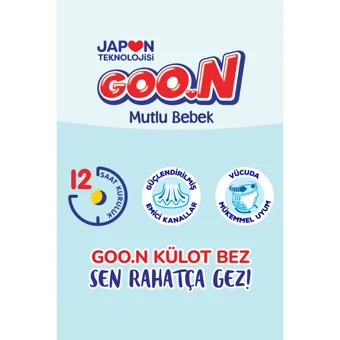Goon Mutlu Bebek 4 Numara Külot Bebek Bezi 120 Adet