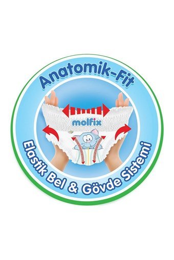 Molfix Anatomik Fit 3 Numara Külot Bebek Bezi 94 Adet