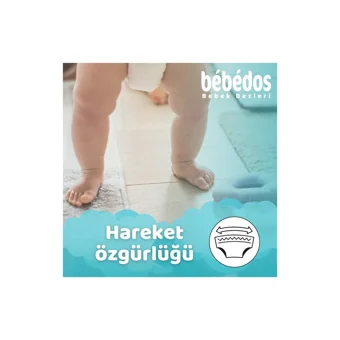 Bebedos Midi 3 Numara Cırtlı Bebek Bezi 50 Adet