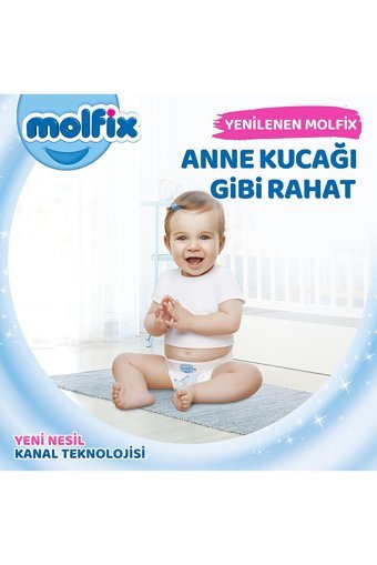 Molfix Maxi Plus 4 Numara Bantlı Bebek Bezi 136 Adet