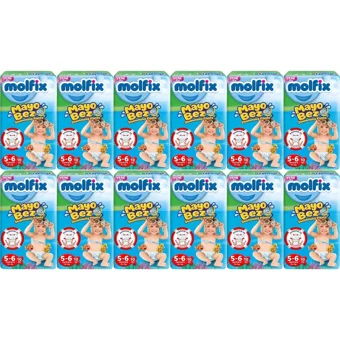 Molfix Swimming Pants 5-6 Numara Mayo Bebek Bezi 12x10 Adet