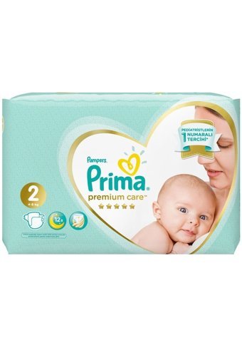 Prima Premium Care 2 Numara Cırtlı Bebek Bezi 194 Adet