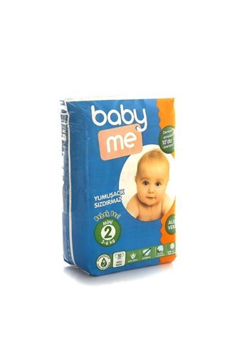 Baby&Me Aloe Vera Mini 2 Numara Cırtlı Bebek Bezi 50 Adet