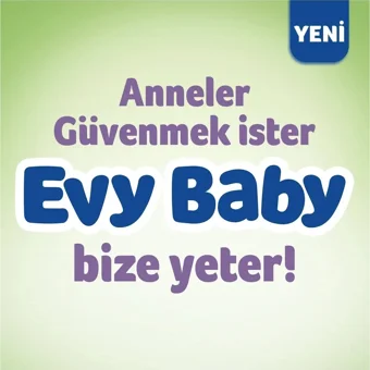 Evy Baby Hipoalerjenik 2'li Fırsat Paketi 3 Numara Cırtlı Bebek Bezi 76 Adet