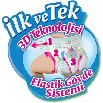 Molfix Maxi 3 Numara Cırtlı Bebek Bezi 200 Adet