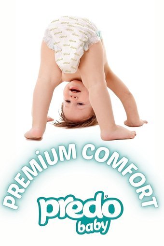 Predo Premium Comfort 6 Numara Cırtlı Bebek Bezi 4x44 Adet