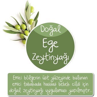 Baby Turco Doğadan Yenidoğan 1 Numara Cırtlı Bebek Bezi 256 Adet