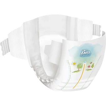 Sleepy Bio Natural 7 + Numara Organik Cırtlı Bebek Bezi 2x56 Adet