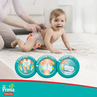 Prima Ekonomik Paket 3 Numara Külot Bebek Bezi