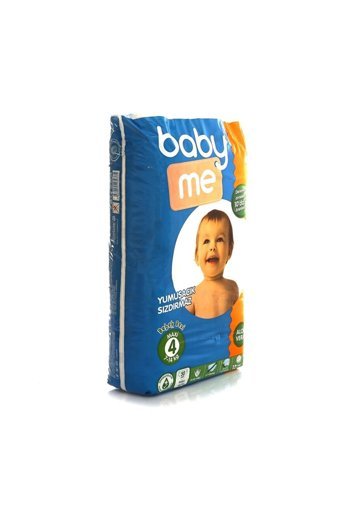 Baby&Me Aloe Vera Maxi 4 Numara Cırtlı Bebek Bezi 50 Adet