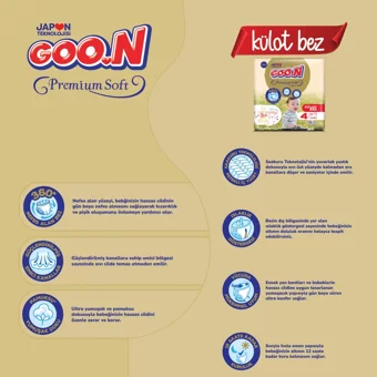 Goon Premium Soft 6 Numara Külot Bebek Bezi 112 Adet