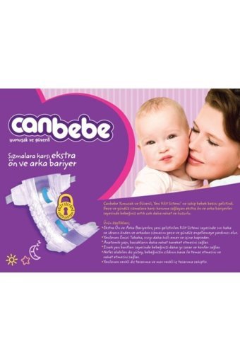 Canbebe 3 Numara Bantlı Bebek Bezi 23 Adet