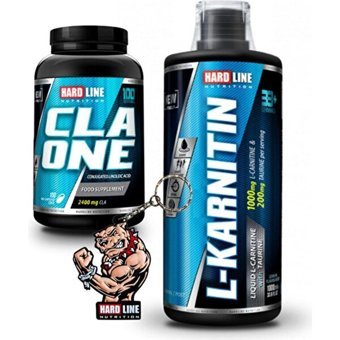 Hardline Nutrition Limon Aromalı L-Karnitin 1000 ml Sıvı + Cla One 100 Kapsül + Anahtarlık