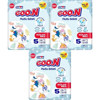 Goon Mutlu Bebek Junior 5 Numara Külot Bebek Bezi 72 Adet