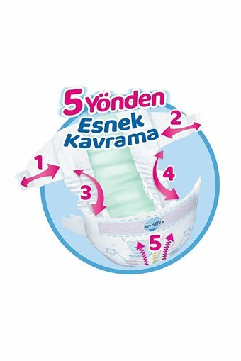 Molfix Junior 5 Numara Cırtlı Bebek Bezi 108 Adet