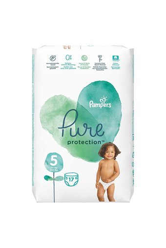 Pampers Pure Protection 5 Numara Cırtlı Bebek Bezi 17 Adet