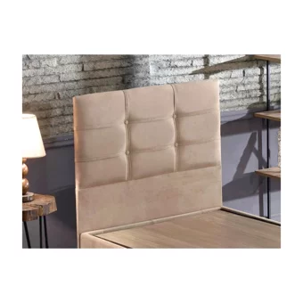 Niron Yatak Polo 80x180 cm Başlıklı Sandıklı Tek Kişilik Baza Seti Kahverengi
