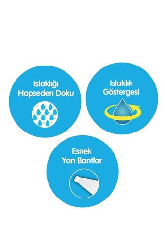 Paddlers Pure Yenidoğan 1 Numara Organik Cırtlı Bebek Bezi 40 Adet