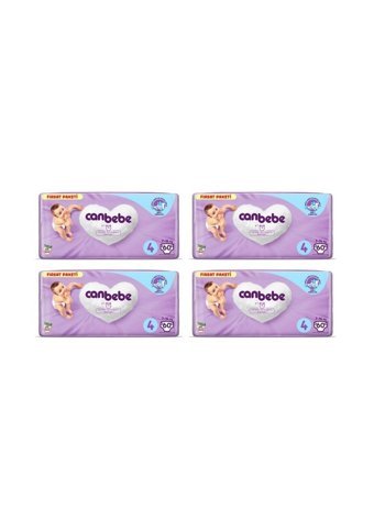 Canbebe Maxi Fırsat Paketi 4 Numara Bantlı Bebek Bezi 4x60 Adet