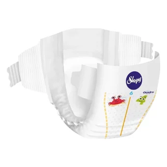 Sleepy Extra 7 Numara Organik Cırtlı Bebek Bezi 168 Adet