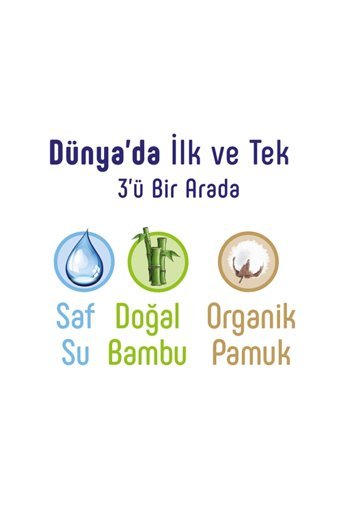 Sleepy Natural Ultra Hassas 3 + Numara Organik Cırtlı Bebek Bezi 6x32 Adet