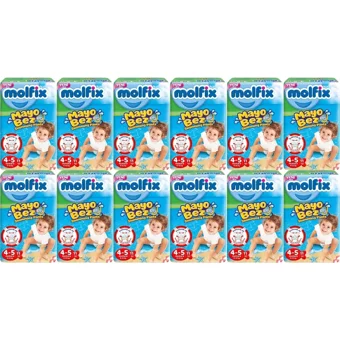 Molfix Swimming Pants 4-5 Numara Mayo Bebek Bezi 12x11 Adet