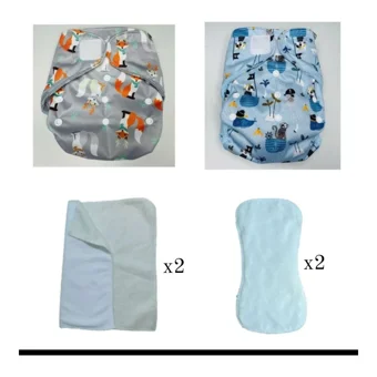 Natural Bebe Natural 3 + Numara Yıkanabilir Külot Bebek Bezi