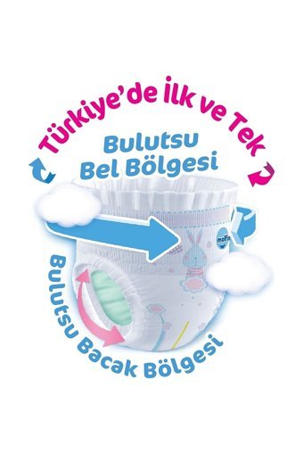 Molfix Süper Yumuşak 5 Numara Külot Bebek Bezi 44 Adet