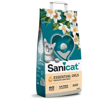 Sanicat Essential Oils Yasemin Kokulu Kedi Kumu 10 Kg