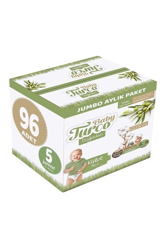 Baby Turco Doğadan 5 Numara Külot Bebek Bezi 96 Adet