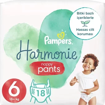Prima Harmonie 6 Numara Külot Bebek Bezi 18 Adet