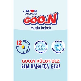 Goon Mutlu Bebek 5 Numara Külot Bebek Bezi 62 Adet