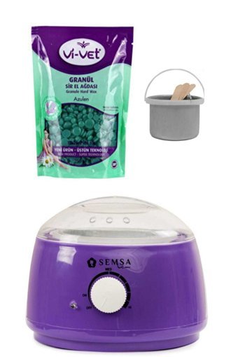 Semsa 1+1 Boncuk Ağda Makinesi + Azulen Boncuk Ağda + Spatula