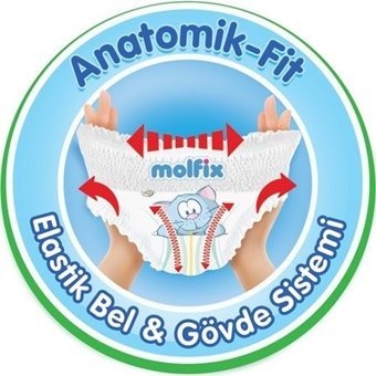 Molfix Extra Large 6 Numara Göbek Oyuntulu Külot Bebek Bezi 344 Adet