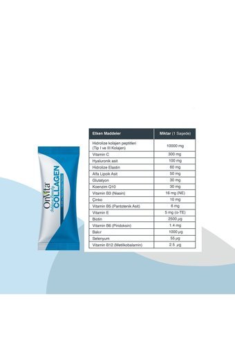 Onvita Intense Beauty Collagen Saşe Kolajen 30 Saşe