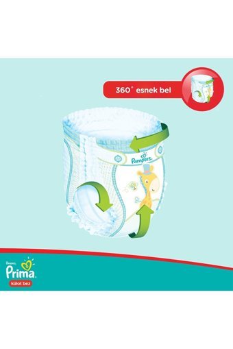 Prima Ekonomik 7 Numara Külot Bebek Bezi 87 Adet