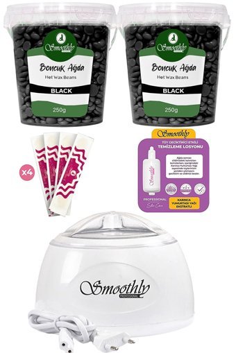 Smoothly 1+1 Boncuk Ağda Makinesi + 2xAzulen Boncuk Ağda + 2xKarınca Yağı + 4xTemizleme Mendiil