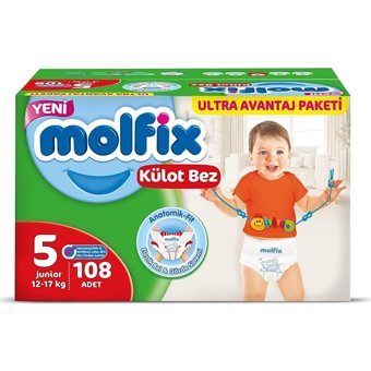 Molfix Anatomik Fit 5 Numara Külot Bebek Bezi 216 Adet