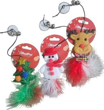 Majo Evcil Hayvan Yılbaşı Konsepti Tüy Püsküllü 3 LÜ