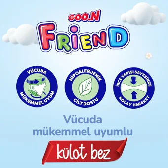 Goon Friend XL 6 Numara Külot Bebek Bezi 20 Adet