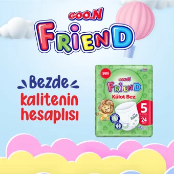Goon Friend XL 6 Numara Külot Bebek Bezi 20 Adet