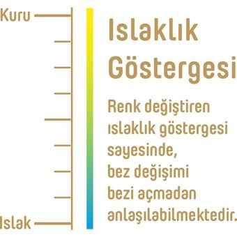 Pure Baby Pamuklu 6 Numara Organik Cırtlı Bebek Bezi 96 Adet