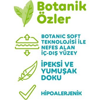 Önlem Botanika 5 Numara Organik Cırtlı Bebek Bezi 6x32 Adet